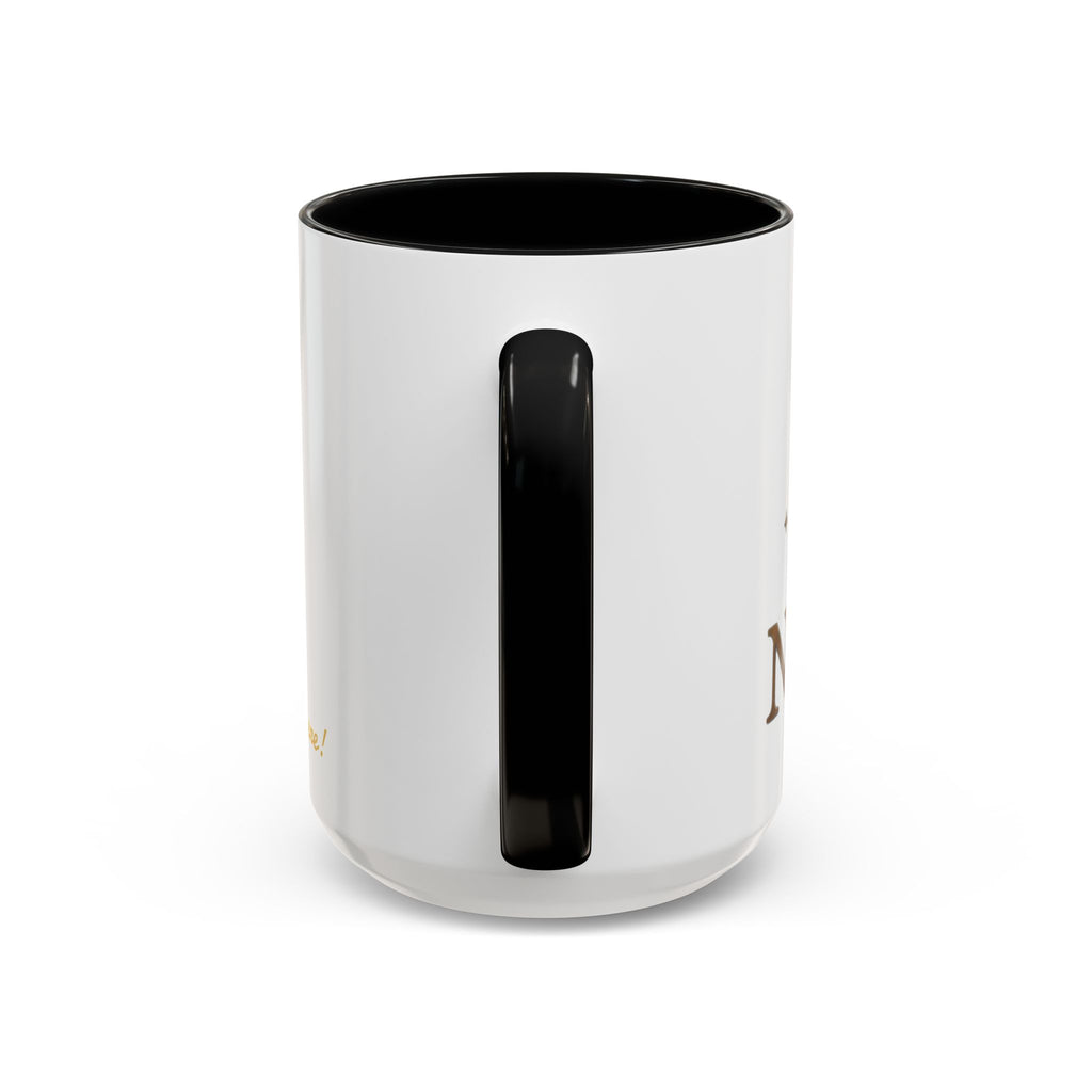 Nyxios Gold Moon Accent Coffee Mug – Celestial Stars Ceramic Cup (11/15oz)