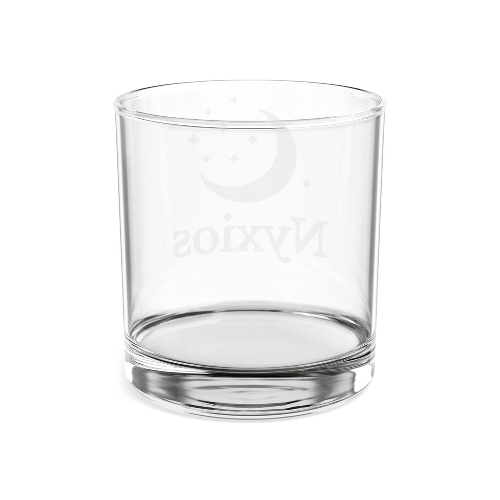 Engraved Moon & Stars Whiskey Glass — 10.5 oz Personalized Rocks Glass